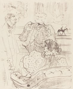 罚金(La gage) 作者 Henri de Toulouse Lautrec