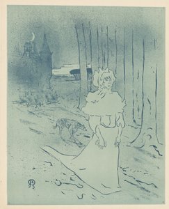 庄园女主人或预兆（La chatelaine ou le tocsin） 作者 Henri de Toulouse Lautrec