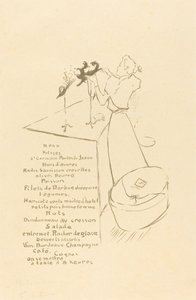 Milliner La Modiste - Renée Vert, 1893年。 作者 亨利·德·图卢兹·劳特雷克