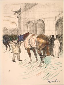 赛马场 作者 Henri de Toulouse-Lautrec