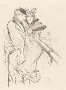 受伤的Eros Eros vanné，1894年。 作者 亨利·德·图卢兹·劳特雷克