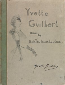 伊维特·吉尔伯特（英语：Yvette Guilbert）-英语系列：封面，1898年。 作者 亨利·德·图卢兹·劳特雷克