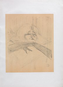 Yvette Guilbert-English 系列：  流连忘返 作者 Henri de Toulouse-Lautrec