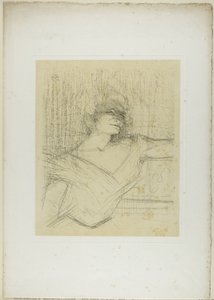 Yvette Guilbert-Dans la Glu，选自 Yvette Guilbert 作者 Henri de Toulouse-Lautrec