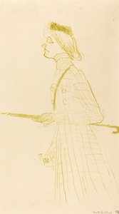 Yvette Guilbert 作者 亨利·德·图卢兹·劳特雷克