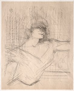 Yvette Guilbert：《Dans la glu》，1898年。 作者 亨利·德·图卢兹·劳特雷克