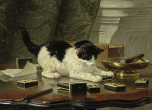 小猫游戏，约1860-1870年