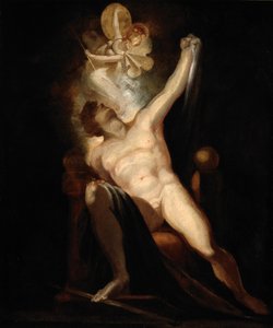 约翰·弥尔顿（John Milton）的《失乐园，撒旦与罪的诞生》（第二本书，746-758号），绘画编号：米尔顿美术馆（Milton Gallery）的6件