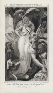 莎士比亚《仲夏夜之梦》插图（版画）