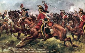 第一（国王）龙骑兵卫队，滑铁卢战役，1815年6月18日