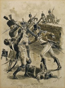 1813年8月18日，卡西斯中尉Harry Hunt皇家海军陆战队员 作者 亨利·佩恩