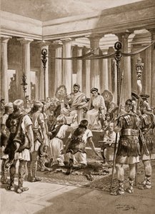 “英国人的呻吟声”，来自“国家历史”的插图 作者 Henry A. Payne