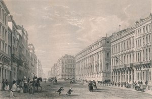 波尔多Rue du Chapeau Rouge，19世纪中叶。