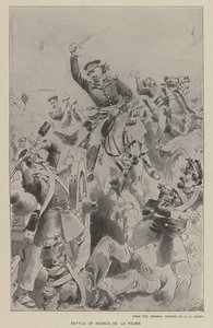 雷萨卡德拉帕尔马战役（石版画） 作者 亨利·亚历山大（后）奥格登