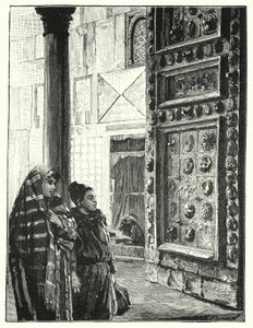 Metal door of the Great Mosque at Damascus (litho) 作者 亨利·安德鲁·哈珀