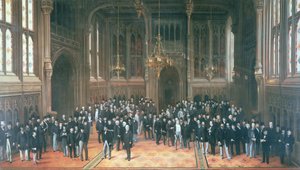 议员大厅，议会大厦，1872-73