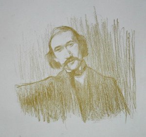 安德烈-纪德（1861-1942） 1901年（石版画）