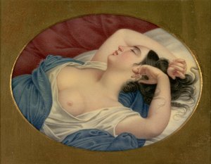 睡美人，约1850年。 作者 亨利·布林内尔·布内西亚
