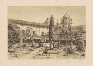 花园，圣巴巴拉教区，1888年。