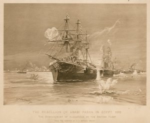 Bombardment of Alexandria by the British fleet during the rebellion of Ali Pasha, Egypt 作者 亨利·查尔斯·塞普金斯·赖特