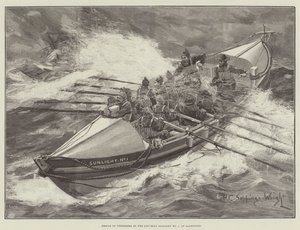 在兰迪德诺的救生艇阳光1号救援渔民 作者 Henry Charles Seppings Wright