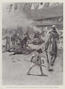 皇家军事锦标赛在农业大厅，Carabineers和新南威尔士枪骑兵分散了Dervishes