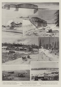 新跨西伯利亚铁路的场景 作者 Henry Charles Seppings Wright