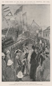 康沃尔郡和约克公爵和公爵夫人的回归 作者 亨利·查尔斯·塞普金斯·赖特