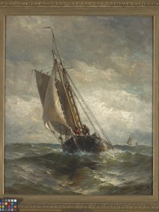 奔向安克雷奇（布面油画） 作者 亨利蔡斯