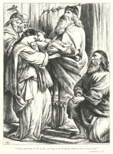 The Presentation of Samuel (engraving) 作者 亨利·考特尼（之后）塞卢斯