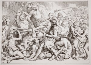 如何在这里拯救Alftruda，来自Hereward the Great的插图来自查尔斯金斯利，酒吧。 1870年，由CG刘易斯雕刻（钢板雕刻） 作者 亨利·考特尼·塞卢斯