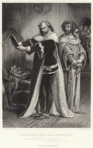 Richard和Bolingbroke，Richard II，第四幕，第一场 作者 亨利·考特尼·塞卢斯