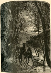 恋人的飞跃--夜晚的接近》，1872年。   作者 亨利·达夫·林顿