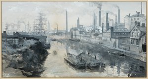 奥德索尔的欧威尔 (The Irwell)，沃勒尔的染料厂