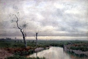 沿海沼泽地（水彩画