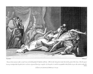 1792年，在罗马圣斯皮里托医院尝试驱魔拥有病人的恶魔 作者 约翰·海因里希·富斯里