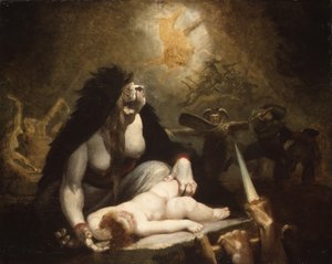 夜鹰来访的拉普兰女巫，1796年。
