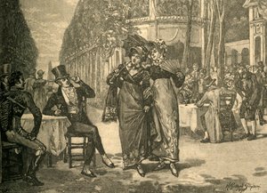 摄政时期的美女与美女，19世纪初c1890。 作者 亨利·吉拉德·格林多尼