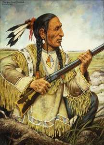 （Na-Pay-Shure）红手，1862年 作者 亨利·H·克罗斯