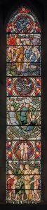 Benedicite Window，c.1895（彩色玻璃） 作者 亨利·假日