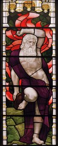 Evesham，All Saints，James Powell＆Sons，Henry Holiday，Moses，1882 作者 亨利·假日