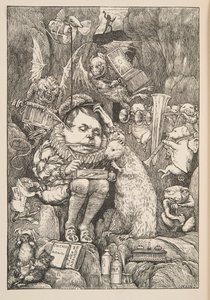 The Beaver brought paper, portfolio and pens