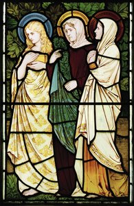 The Three Marys，1874（彩色玻璃） 作者 亨利·假日