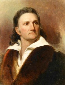 JJ Aududon的肖像（1785-1851）c.1833（纸上的wc）