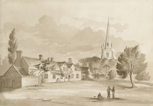 布雷伍德教堂：棕褐色绘画，1844年