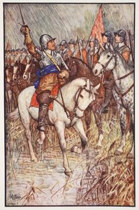 Cromwell和他的Ironsides，来自CRL Fletcher和Rudyard Kipling的“英国历史”插图，1911年 作者 亨利·正义·福特