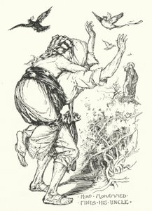 穆罕默德如何找到他的叔叔（雕刻）。 作者 亨利·正义·福特