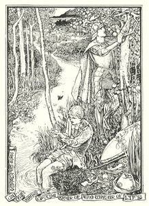 约翰-班扬的《天路历程》插图（石版画） 作者 亨利·正义·福特