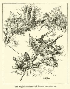 英国弓箭手和法国男子武器 作者 亨利·正义·福特