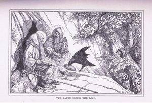 乌鸦带来了面包，1912年 作者 亨利·正义·福特